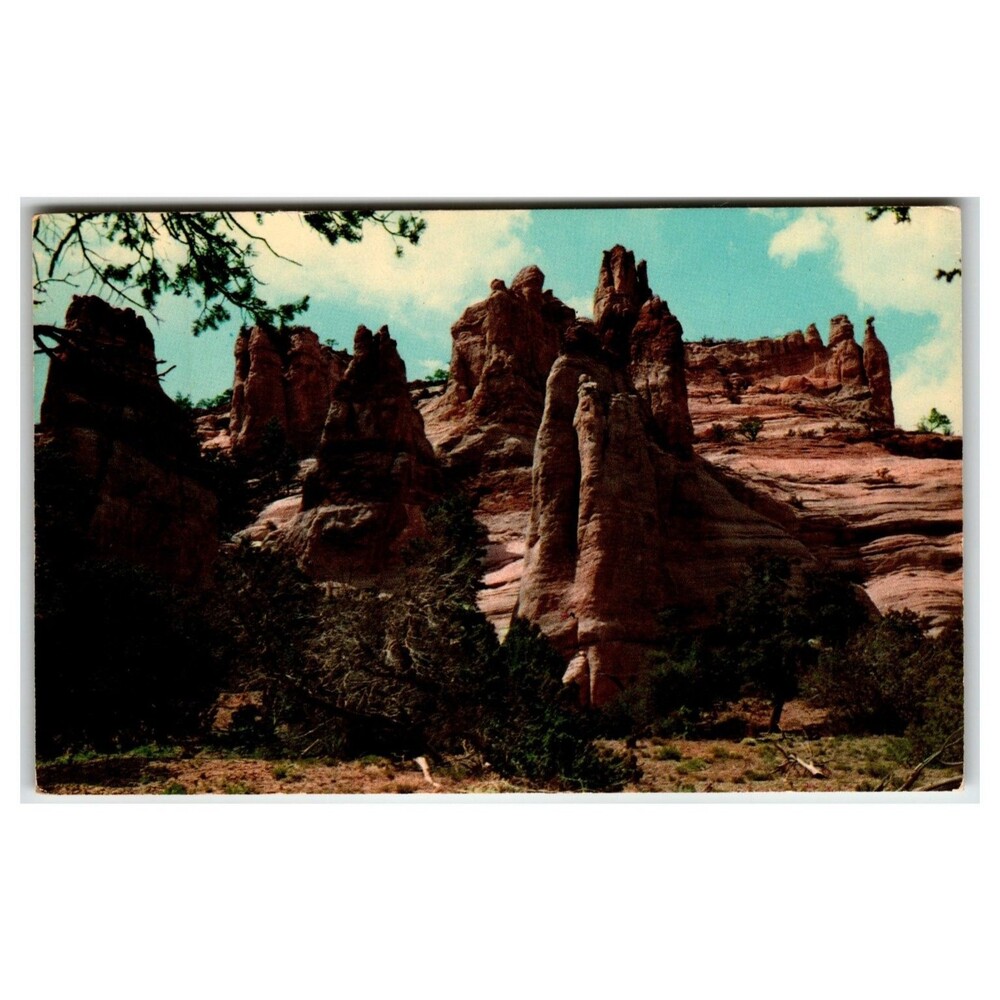 Giant Buttes Gallup New Mexico Chrome Postcard Southwest Landmark